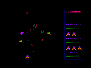 The Galactic Plague screenshot 2 for Amstrad CPC